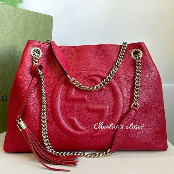 🔥Like NeW! Authentic Gucci SoHo Shoulder Bag - Picture 2 of 16